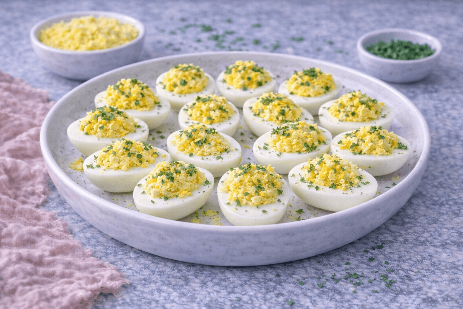 Œufs mimosa classiques