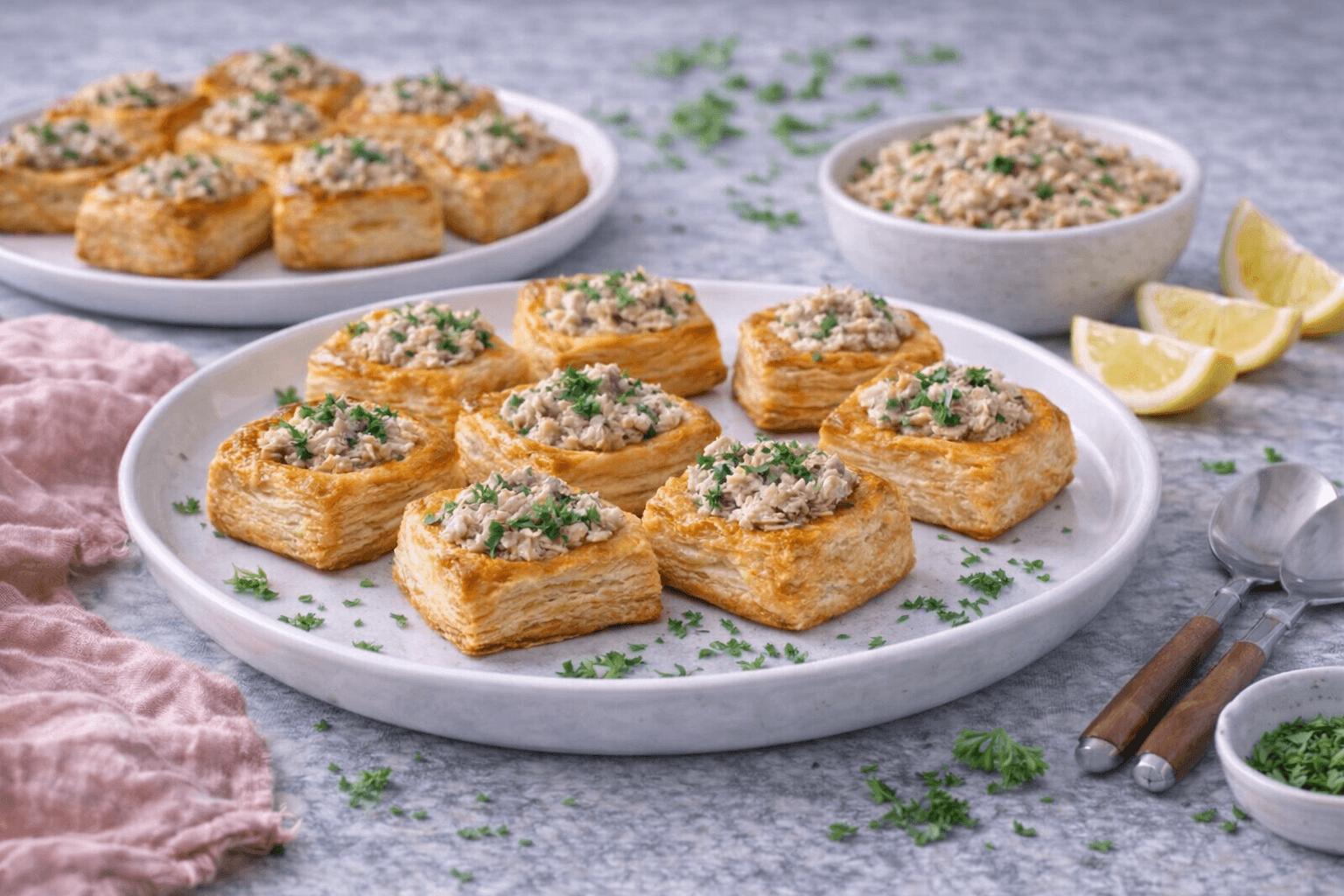 Rillettes de thon en croûte feuilletée