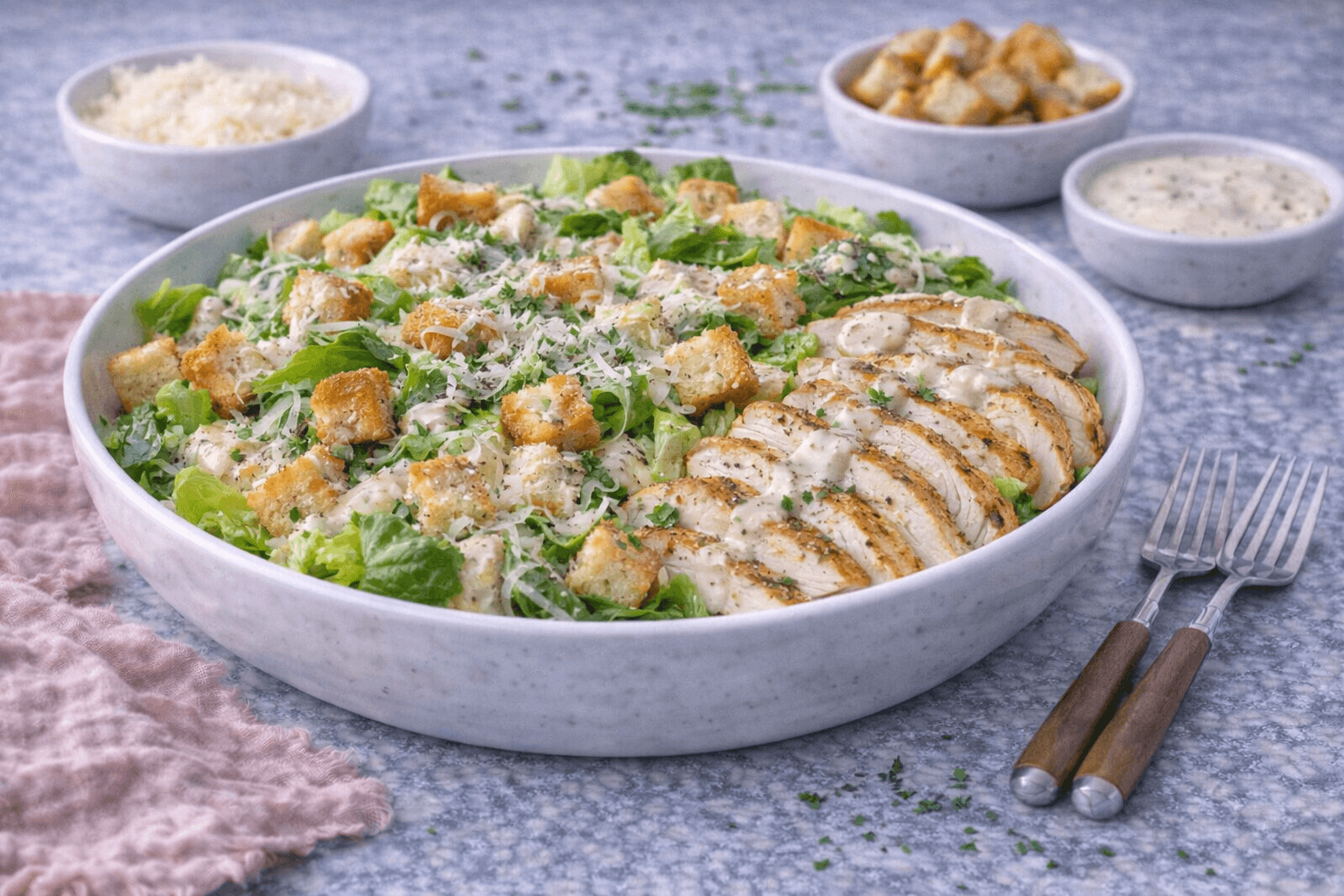 Salade César traditionnelle