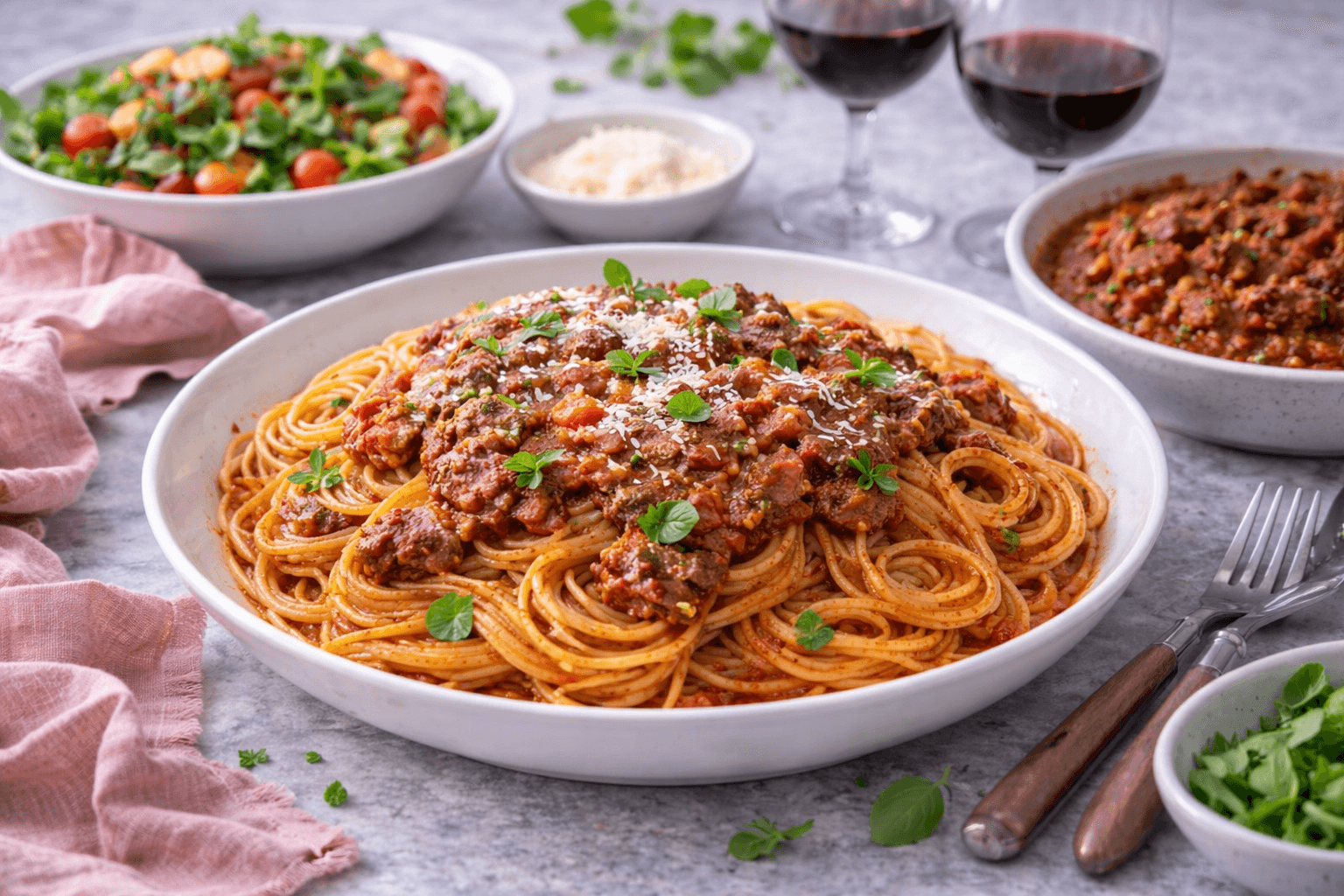 Spaghetti bolognaise maison