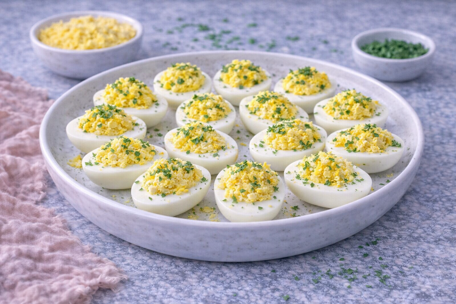 Œufs mimosa classiques