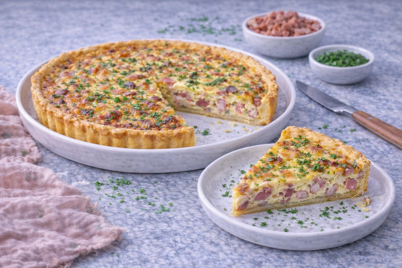Quiche lorraine maison facile